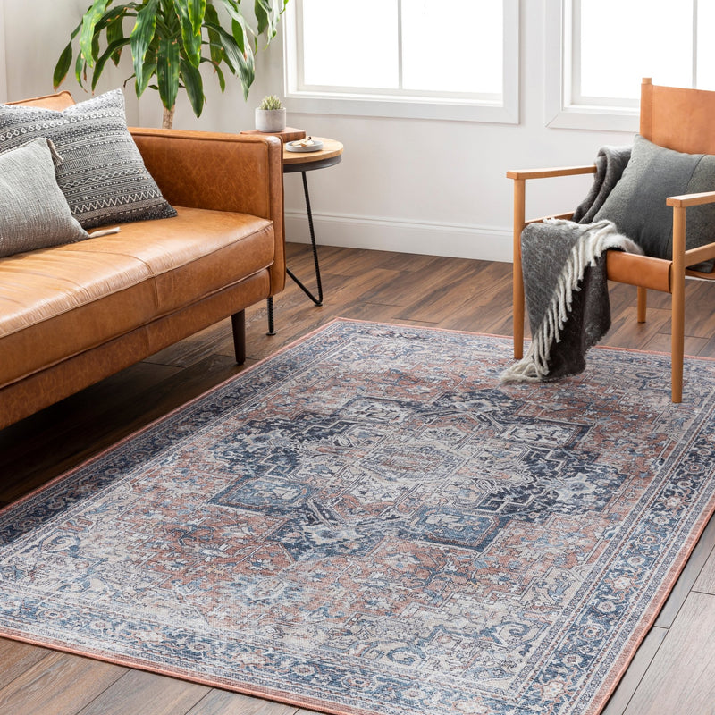 Canan Neutral Washable Rug - BlueJay Avenue