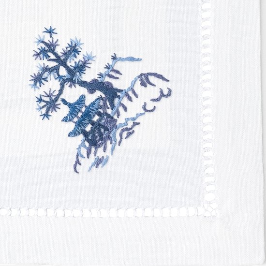 Canton Blue Cocktail Napkins, Set of 4 - BlueJay Avenue