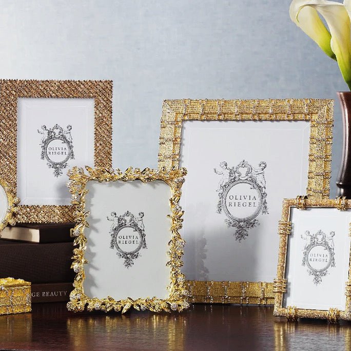 Carlyle 5" x 7" Gold Picture Frame - BlueJay Avenue