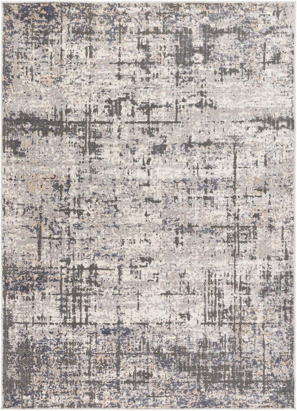 Chay Charcoal Modern Abstract Area Rug - BlueJay Avenue