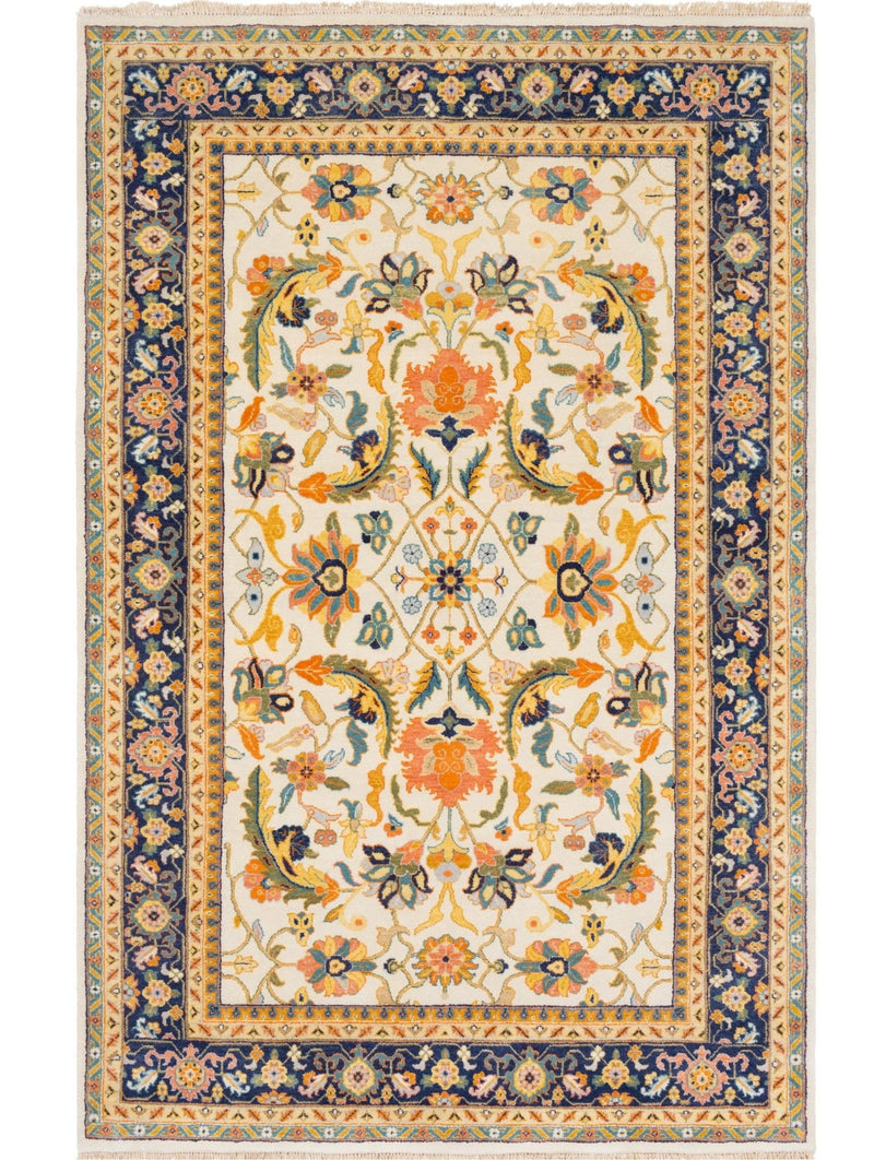 Cheshire Orange & Navy Area rug - BlueJay Avenue