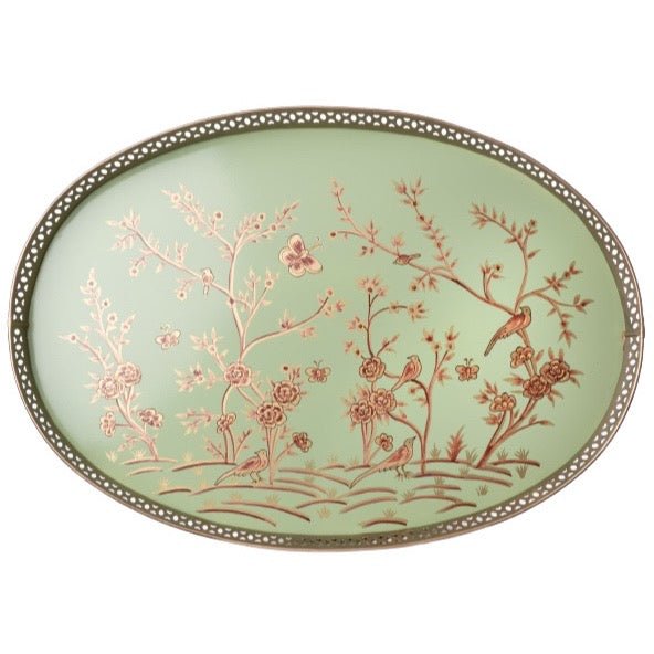 Chinoiserie Painted Tray - BlueJay Avenue