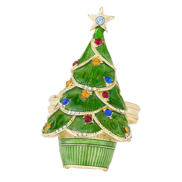 Christmas Tree Napkin Ring, Set of 4 - BlueJay Avenue