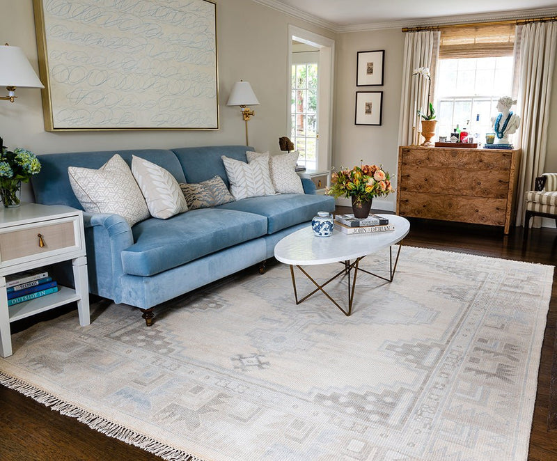 Concord Walden Hand Knotted Area Rug, Beige - BlueJay Avenue