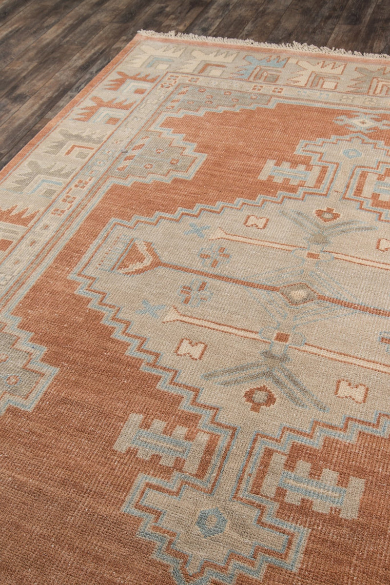 Concord Walden Hand Knotted Area Rug, Rust - BlueJay Avenue