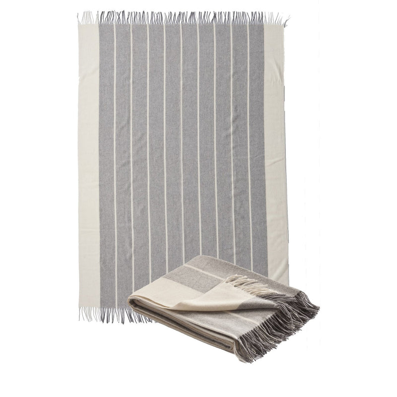 Conrad Woven Throw Blanket, Gray - BlueJay Avenue