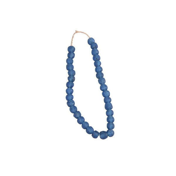 Cora Sea Glass Beads, Indigo Blue - BlueJay Avenue