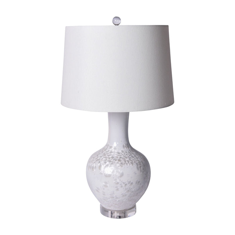 Crystal Shell Globular Vase Lamp - BlueJay Avenue