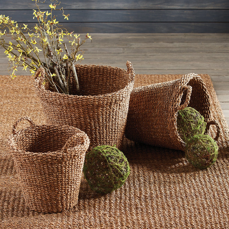 Daemyn Tapered Baskets With Handles, Set of 3 - BlueJay Avenue