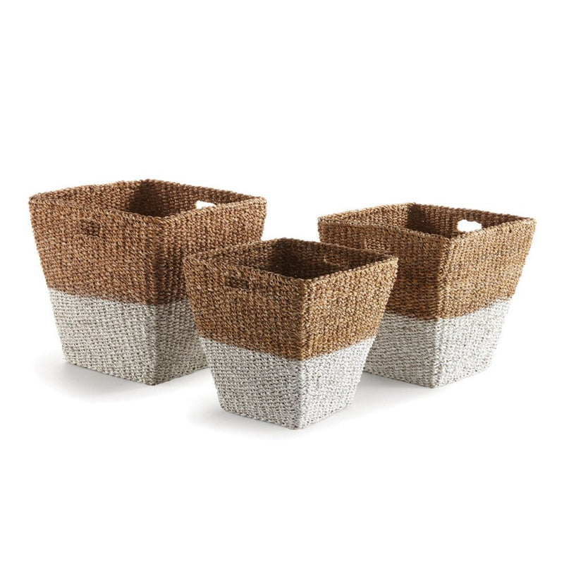 Dakota Rectangular Storage Baskets, Set of 3 - BlueJay Avenue