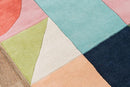 Delmar Wright Multi Wool Hand Tufted Modern Area Rug - BlueJay Avenue