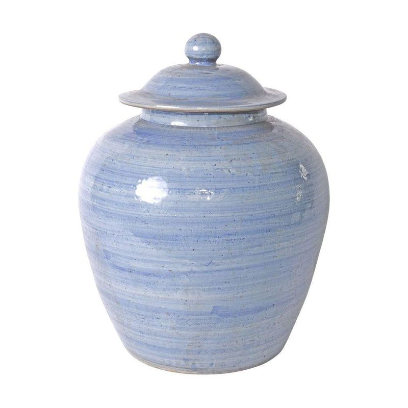 Denim Blue Village Lidded Jar - BlueJay Avenue