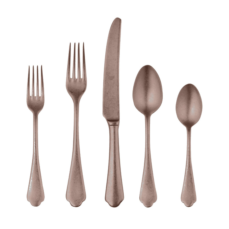 Dolce Vita Cutlery Set, Pewter Bronze - BlueJay Avenue