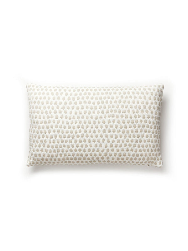 Dot Weave Lumbar Pillow, Sand - BlueJay Avenue