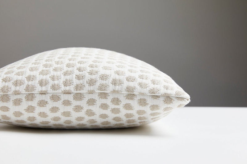 Dot Weave Lumbar Pillow, Sand - BlueJay Avenue