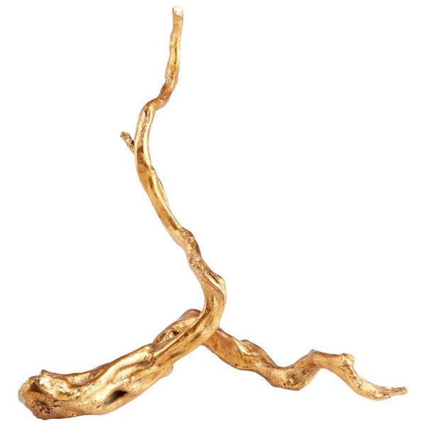 Drifting Gold Sculpture - BlueJay Avenue