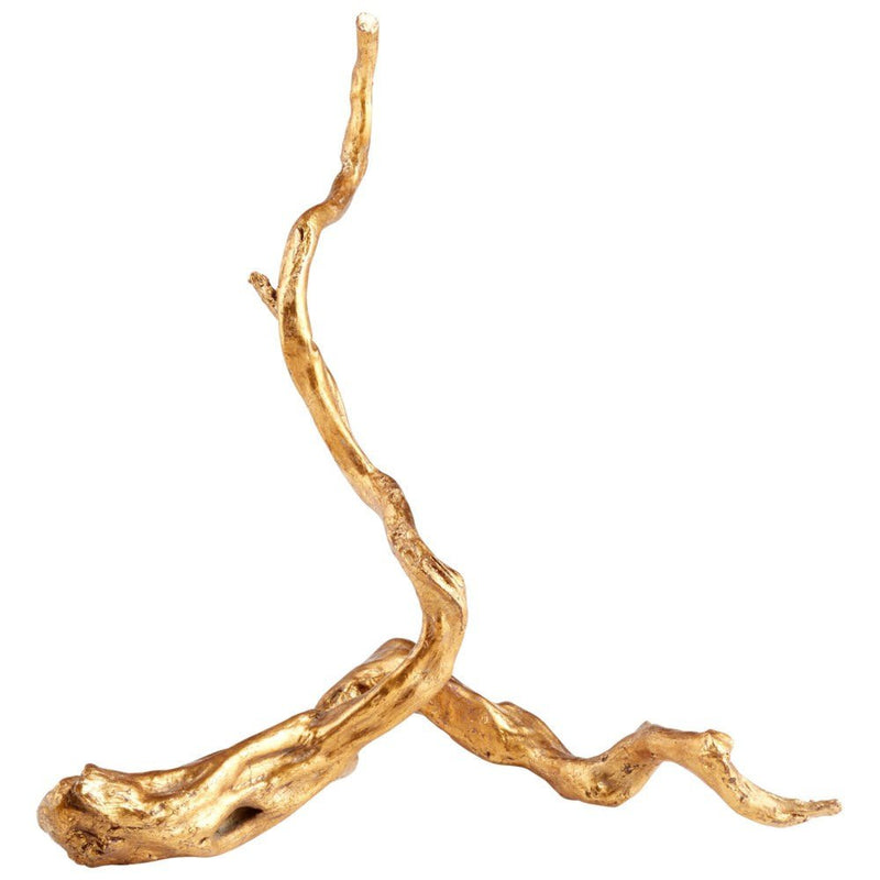 Drifting Gold Sculpture - BlueJay Avenue