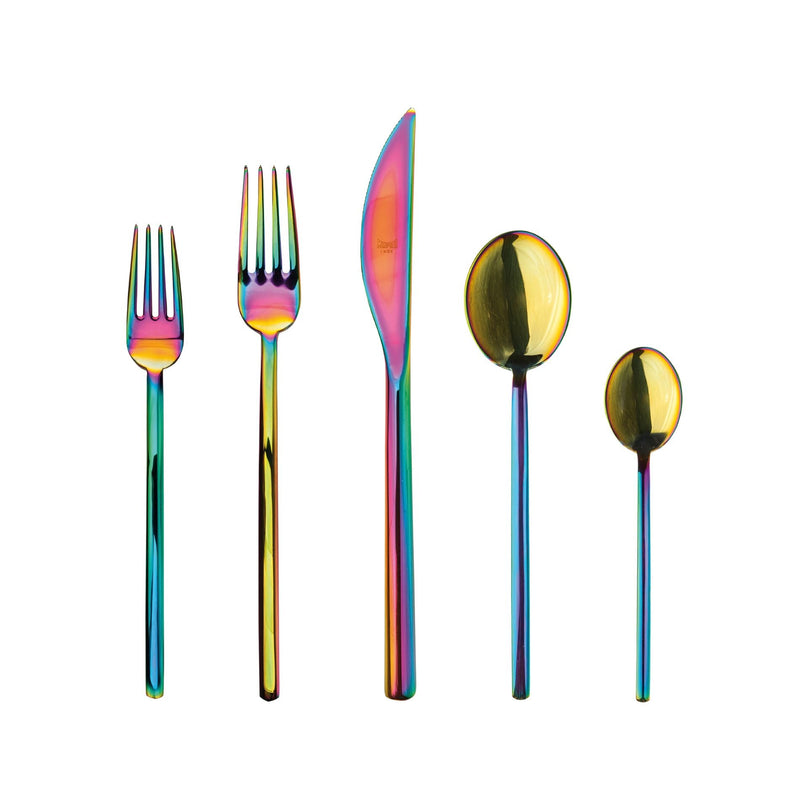 Due Flatware Set, Rainbow - BlueJay Avenue