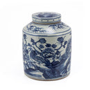 Dynasty Tea Jar Bird Floral Motif - BlueJay Avenue