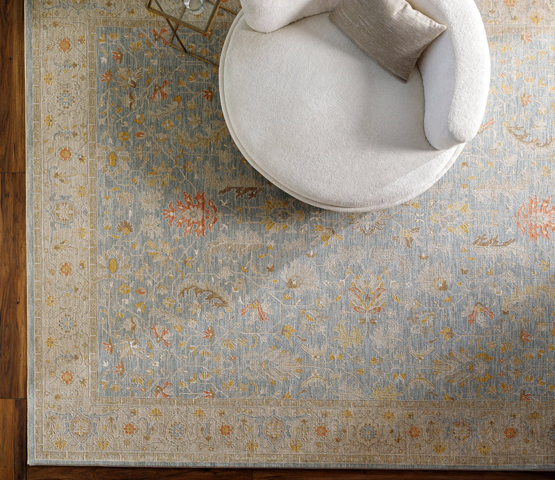 Eartha Oriental Grey Area Rug - BlueJay Avenue