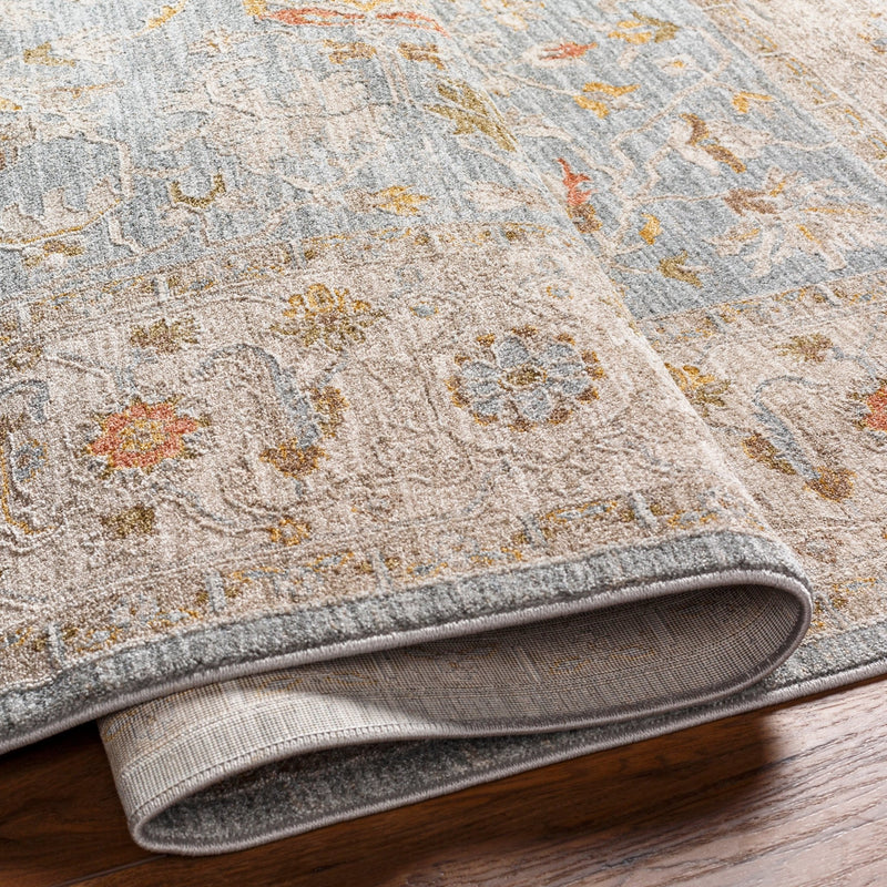 Eartha Oriental Grey Area Rug - BlueJay Avenue