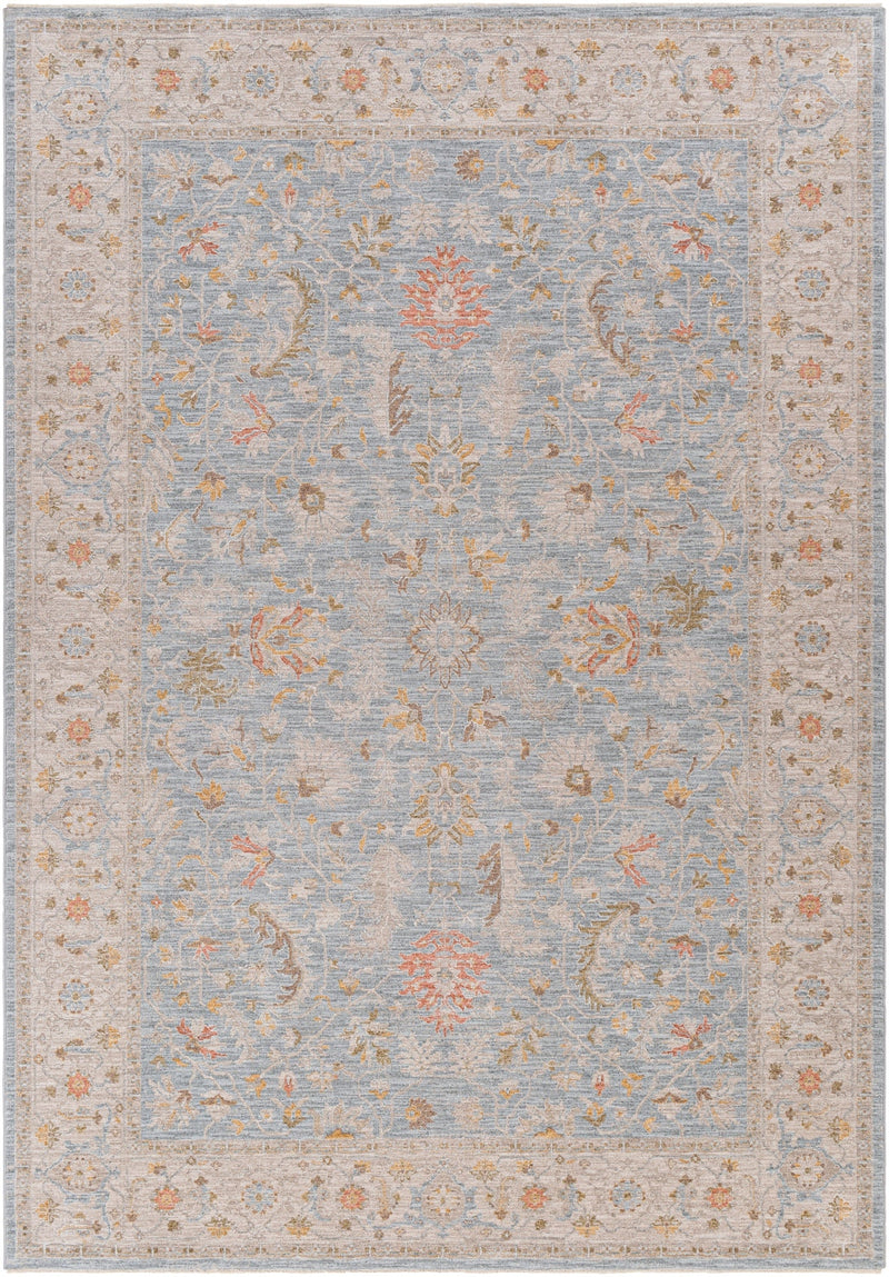 Eartha Oriental Grey Area Rug - BlueJay Avenue