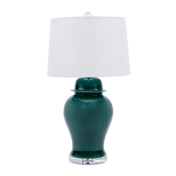 Emerald Green Jar Lamp - BlueJay Avenue