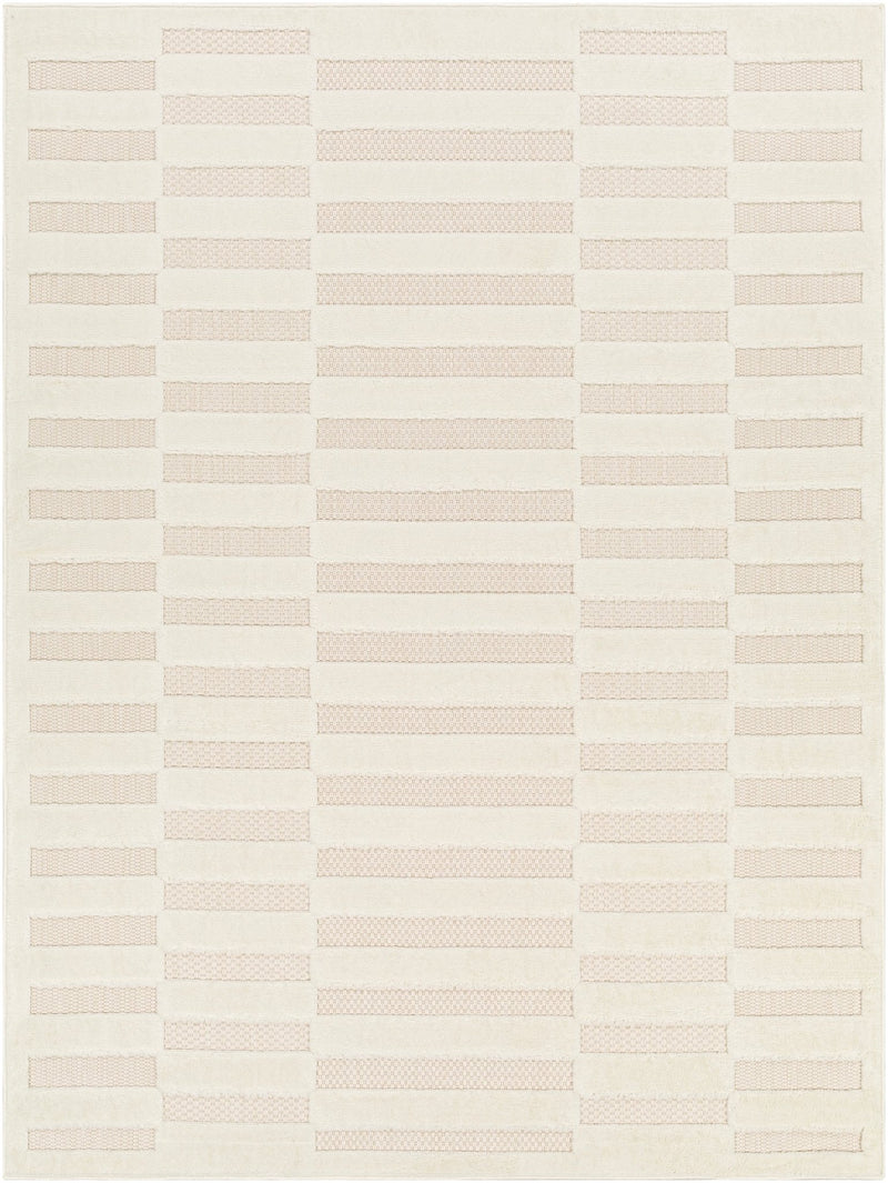 Emery Outdoor White Rug - BlueJay Avenue