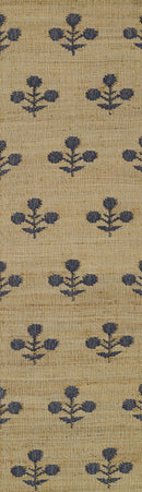 Erin Gates by Momeni Orchard Bloom Blue Hand Woven Wool and Jute Area Rug - BlueJay Avenue