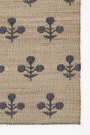 Erin Gates by Momeni Orchard Bloom Blue Hand Woven Wool and Jute Area Rug - BlueJay Avenue