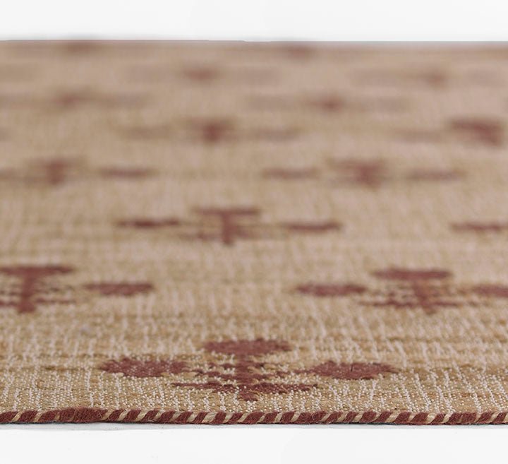 Erin Gates by Momeni Orchard Bloom Rust Hand Woven Wool and Jute Area Rug - BlueJay Avenue