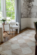 Erin Gates by Momeni Orchard Diamond Jute Area Rug In Ivory - BlueJay Avenue