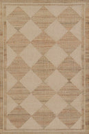 Erin Gates by Momeni Orchard Diamond Jute Area Rug In Ivory - BlueJay Avenue