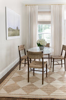 Erin Gates by Momeni Orchard Diamond Jute Area Rug In Ivory - BlueJay Avenue