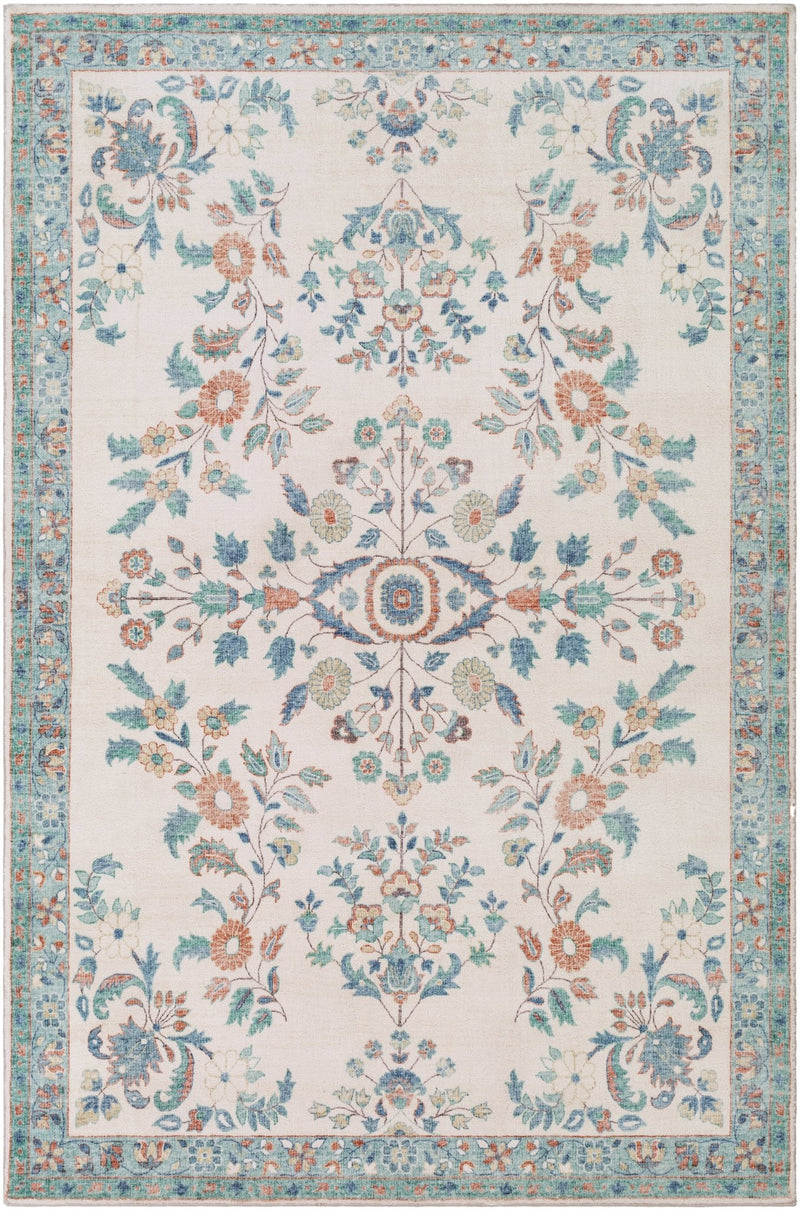 Esra Contemporary Cream Area Rug - BlueJay Avenue