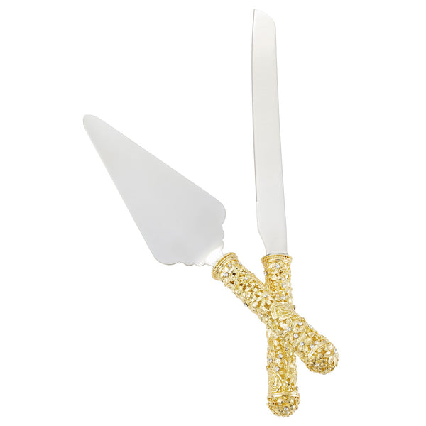 Everleigh Cake Knife and Server Set - BlueJay Avenue