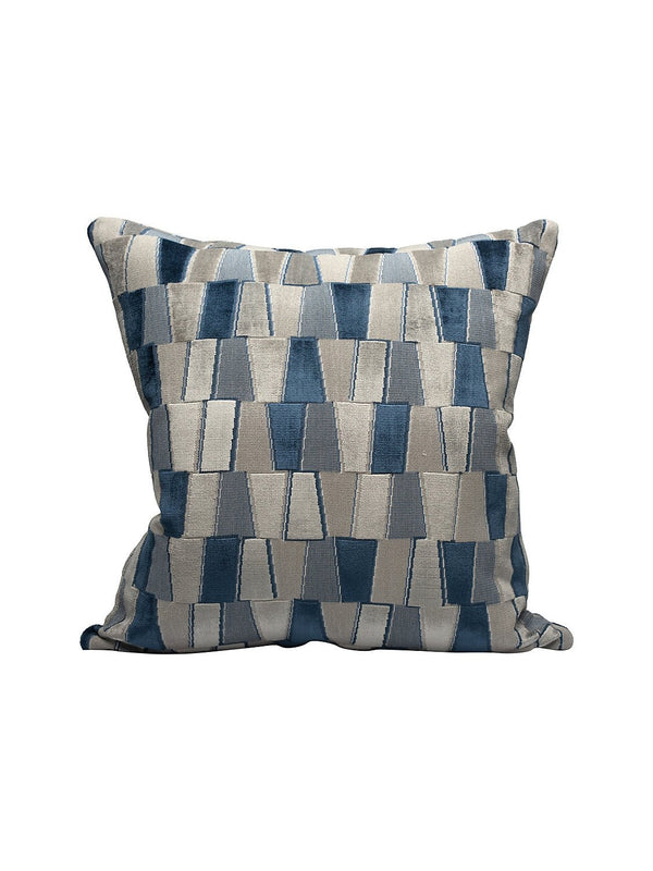 Facets Pillow, Shapphire - BlueJay Avenue