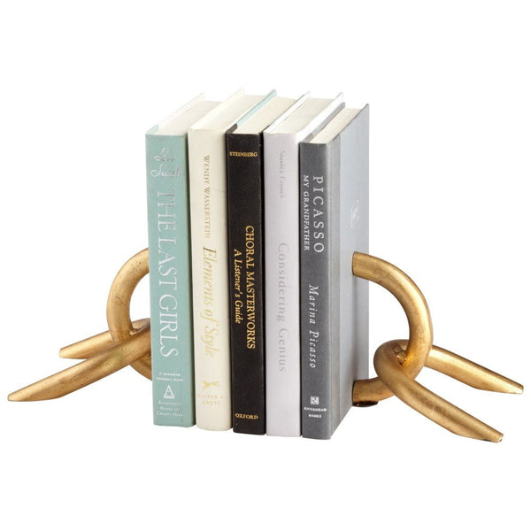 Goldie Locks Bookends, Gold - BlueJay Avenue