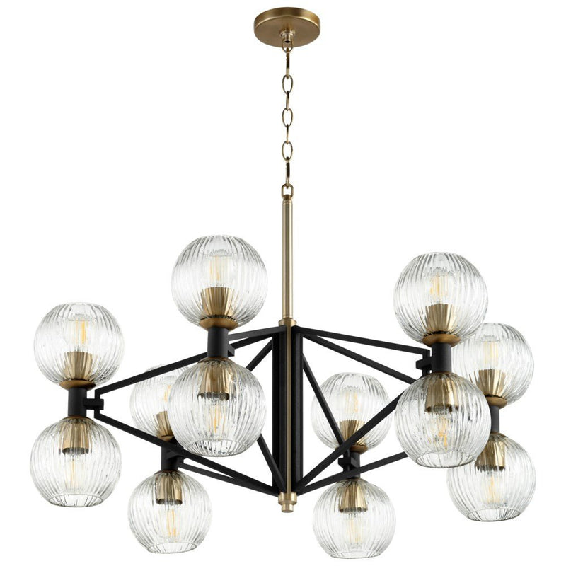 Helios Chandelier, Black - BlueJay Avenue