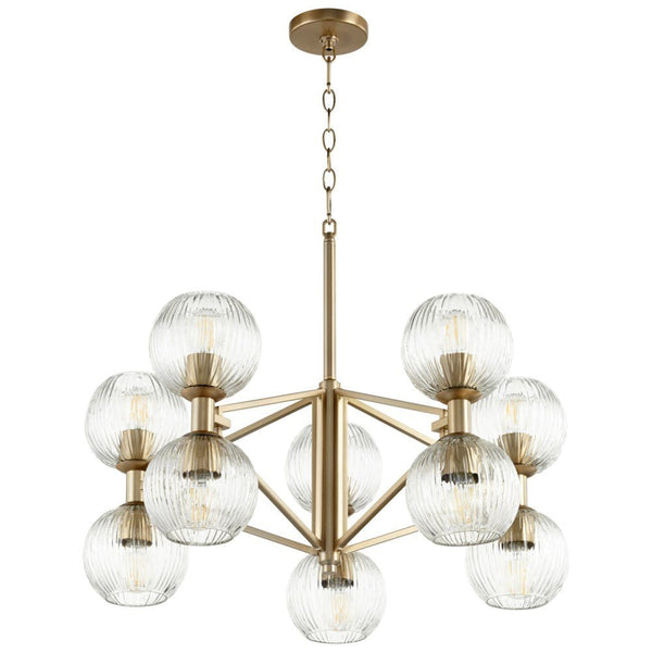 Helios Chandelier, Gold - BlueJay Avenue