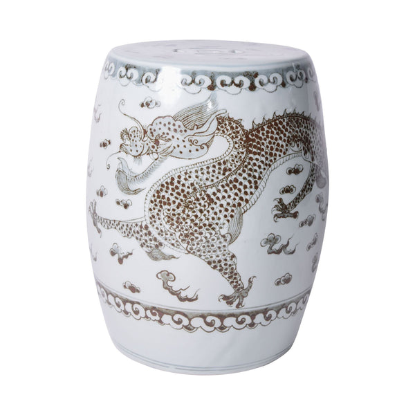 Hong Wu Dragon Garden Stool - BlueJay Avenue