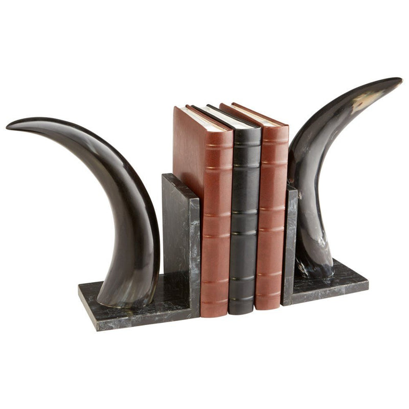 Horn Rimmed Bookends - BlueJay Avenue