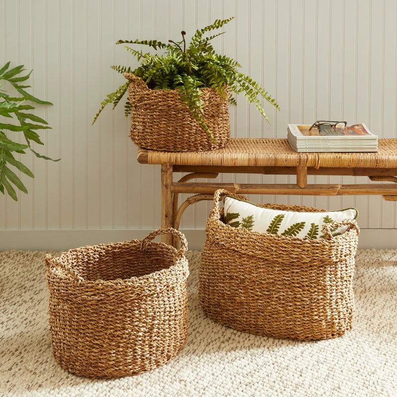 Houghton Oval Baskets, Set of 3 - BlueJay Avenue