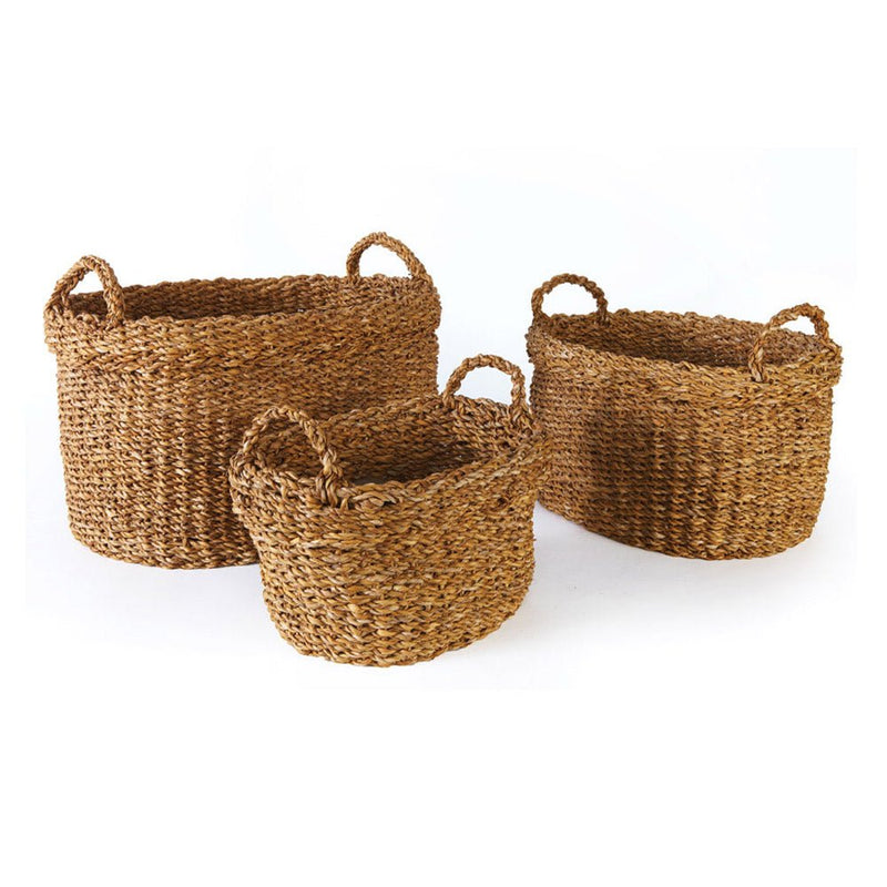 Houghton Oval Baskets, Set of 3 - BlueJay Avenue