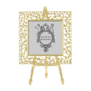 Isadora Gold Photo Frame on Easel - BlueJay Avenue