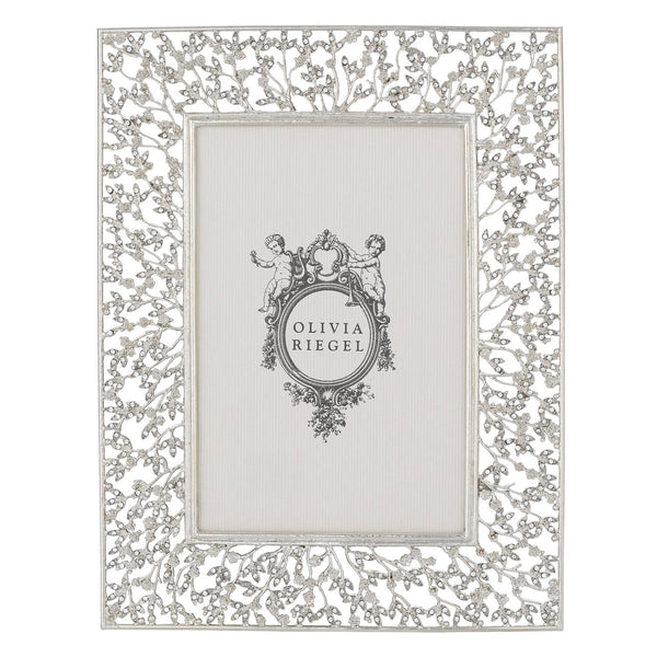 Isadora Silver Wedding Picture Frame - BlueJay Avenue