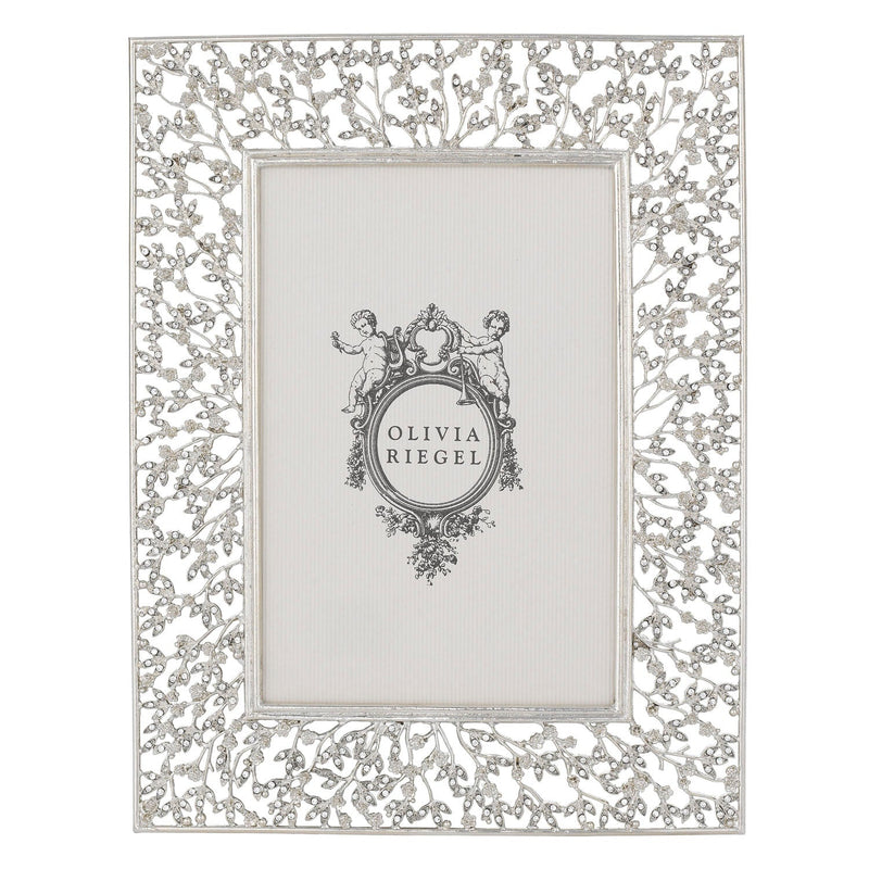 Isadora Silver Wedding Picture Frame - BlueJay Avenue