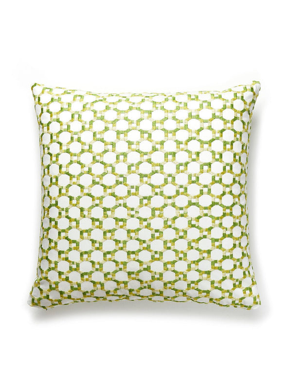 Island Trellis Pillow, Green - BlueJay Avenue