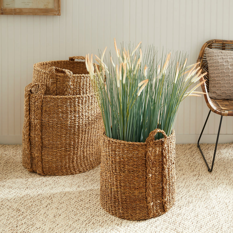 Jared Round Baskets Large, Set of 3 - BlueJay Avenue