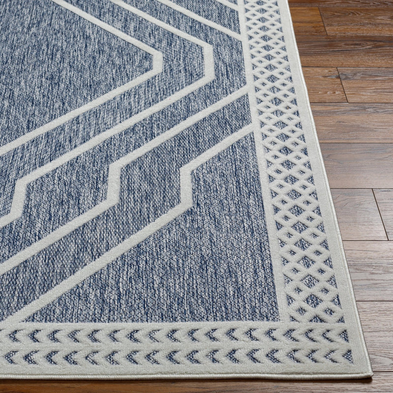 Jocelyn Outdoor Blue Area Rug - BlueJay Avenue